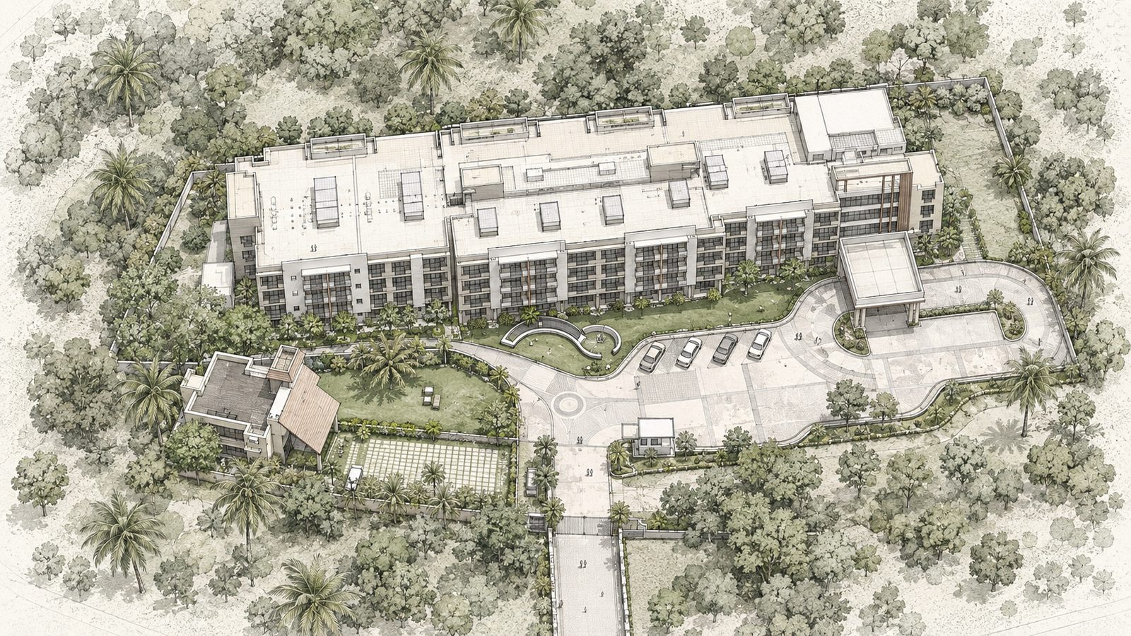 Cutrulam, master plan sketch