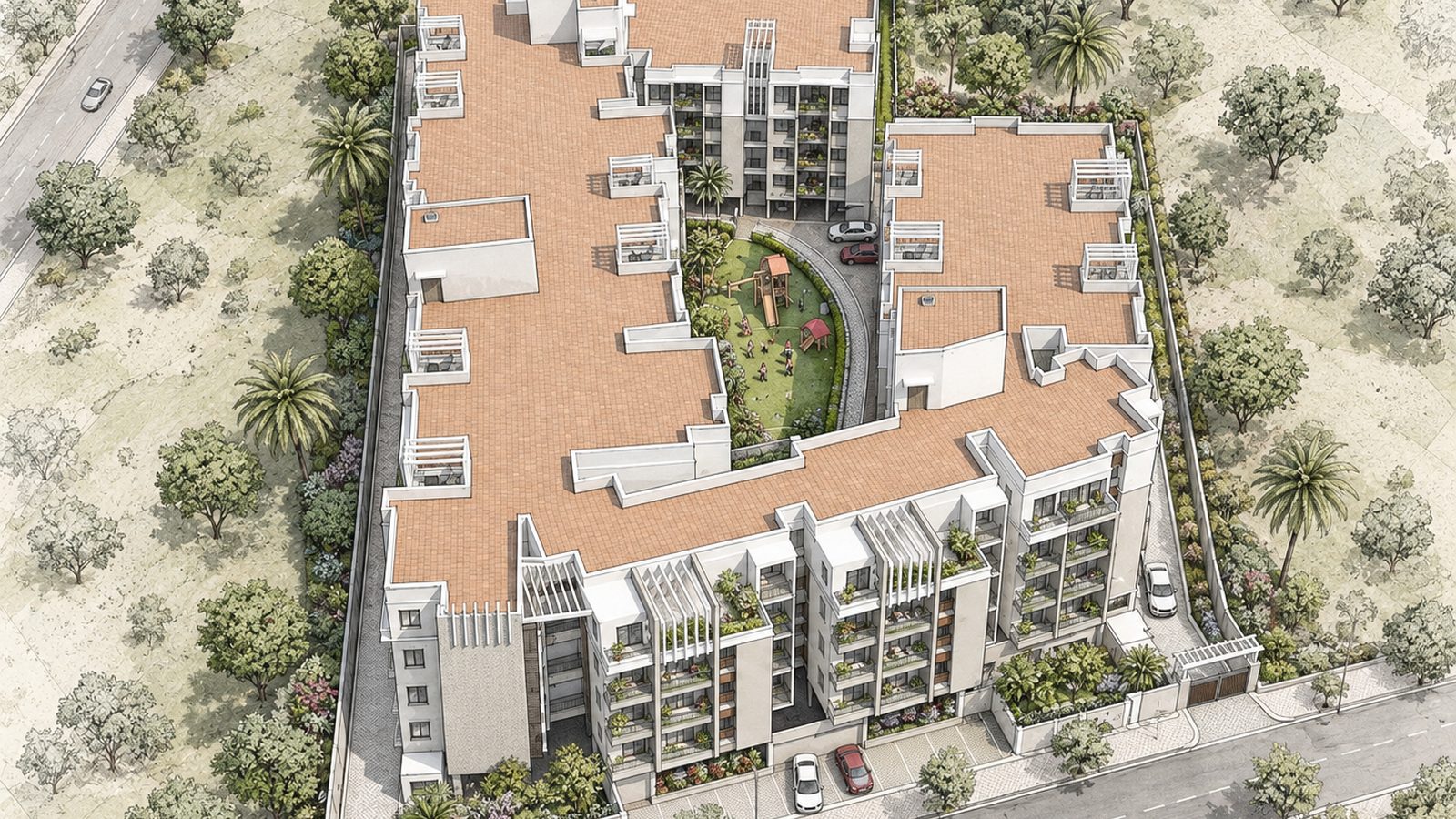 Frontiers Homes @ Chettipedu, master plan sketch