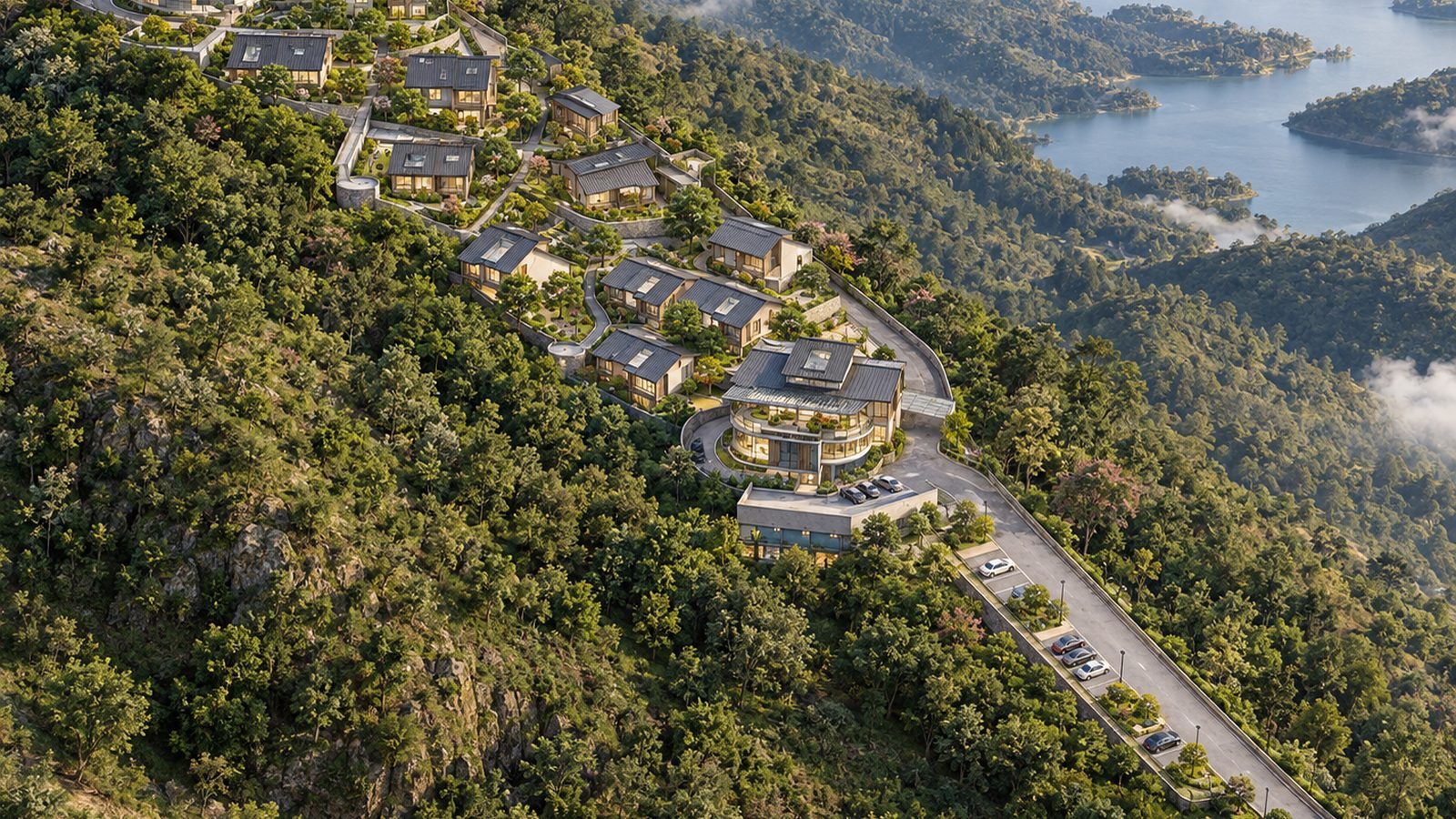 Kodaikanal Resort, master plan render