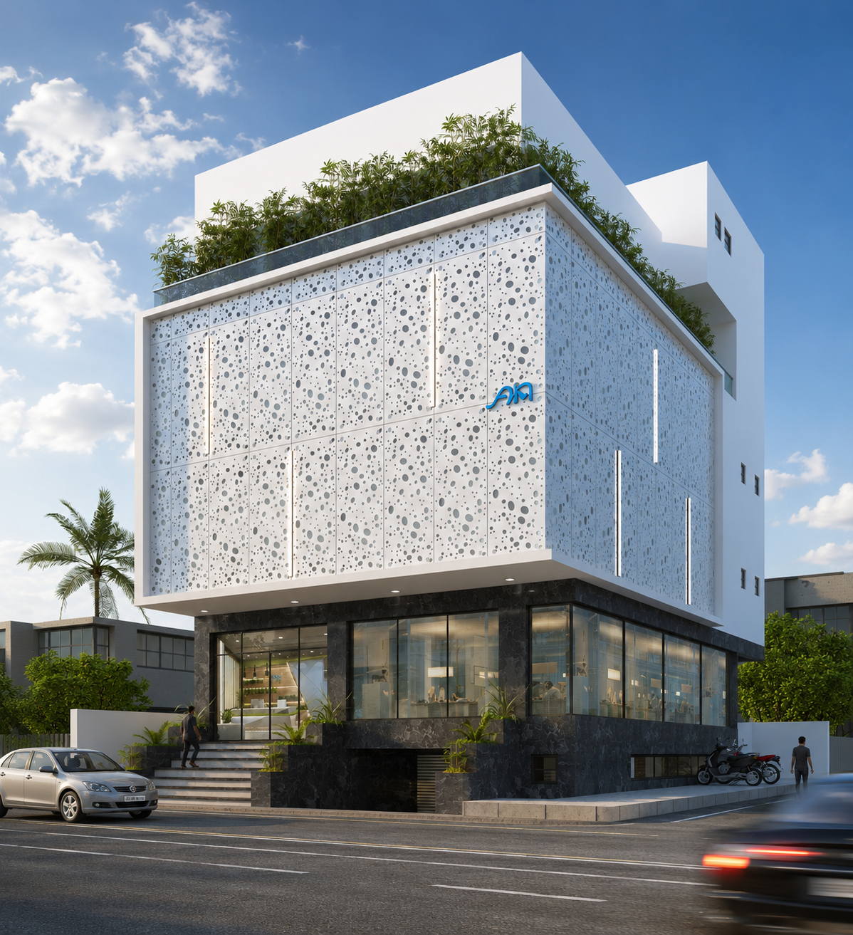 AMK Group Commercial @ Bangalore, day view