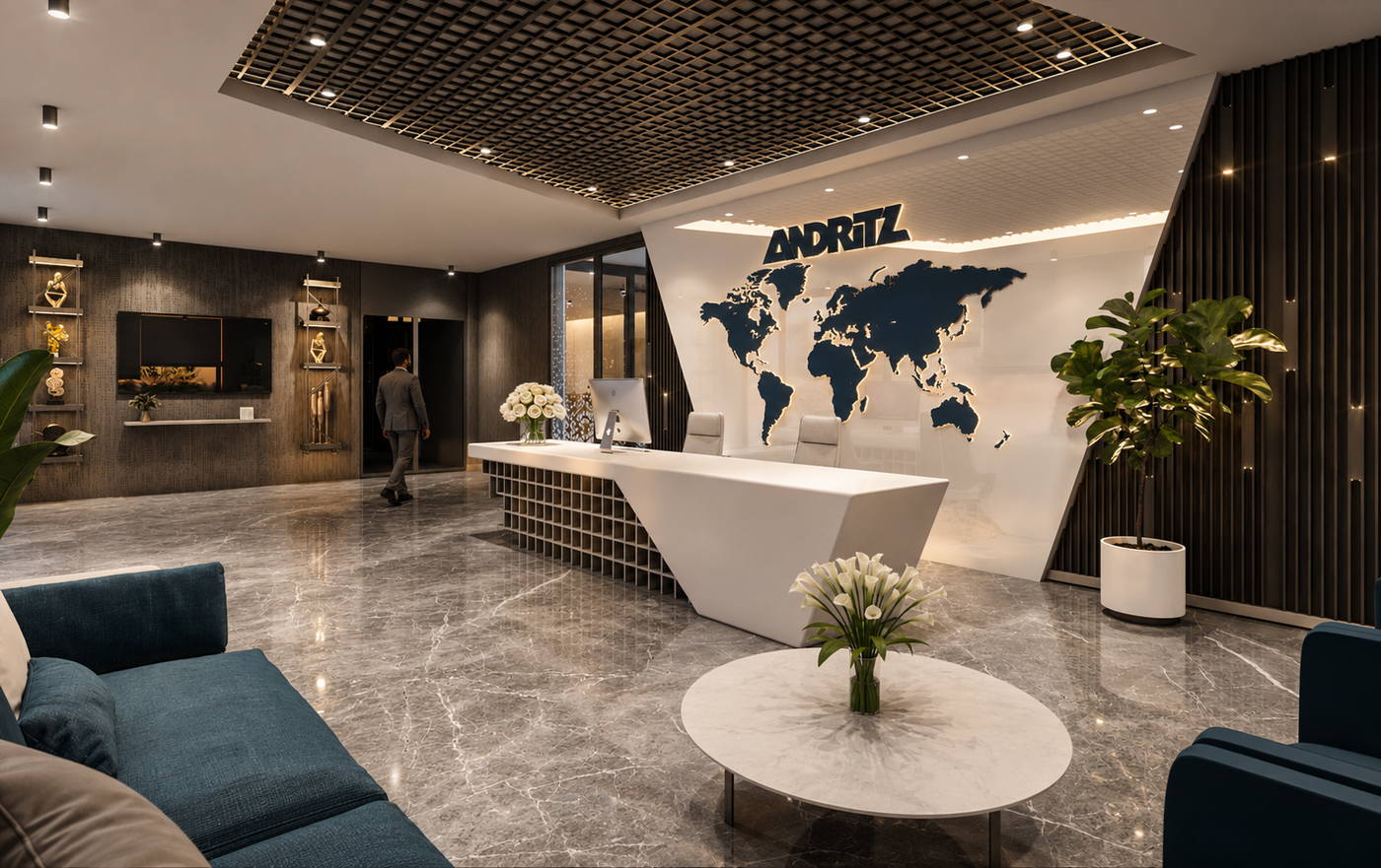 Andritz Office @ Oragadam, reception