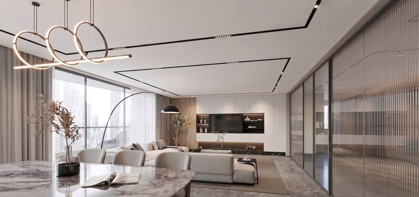 Apartment @ Malaysia, living & dining