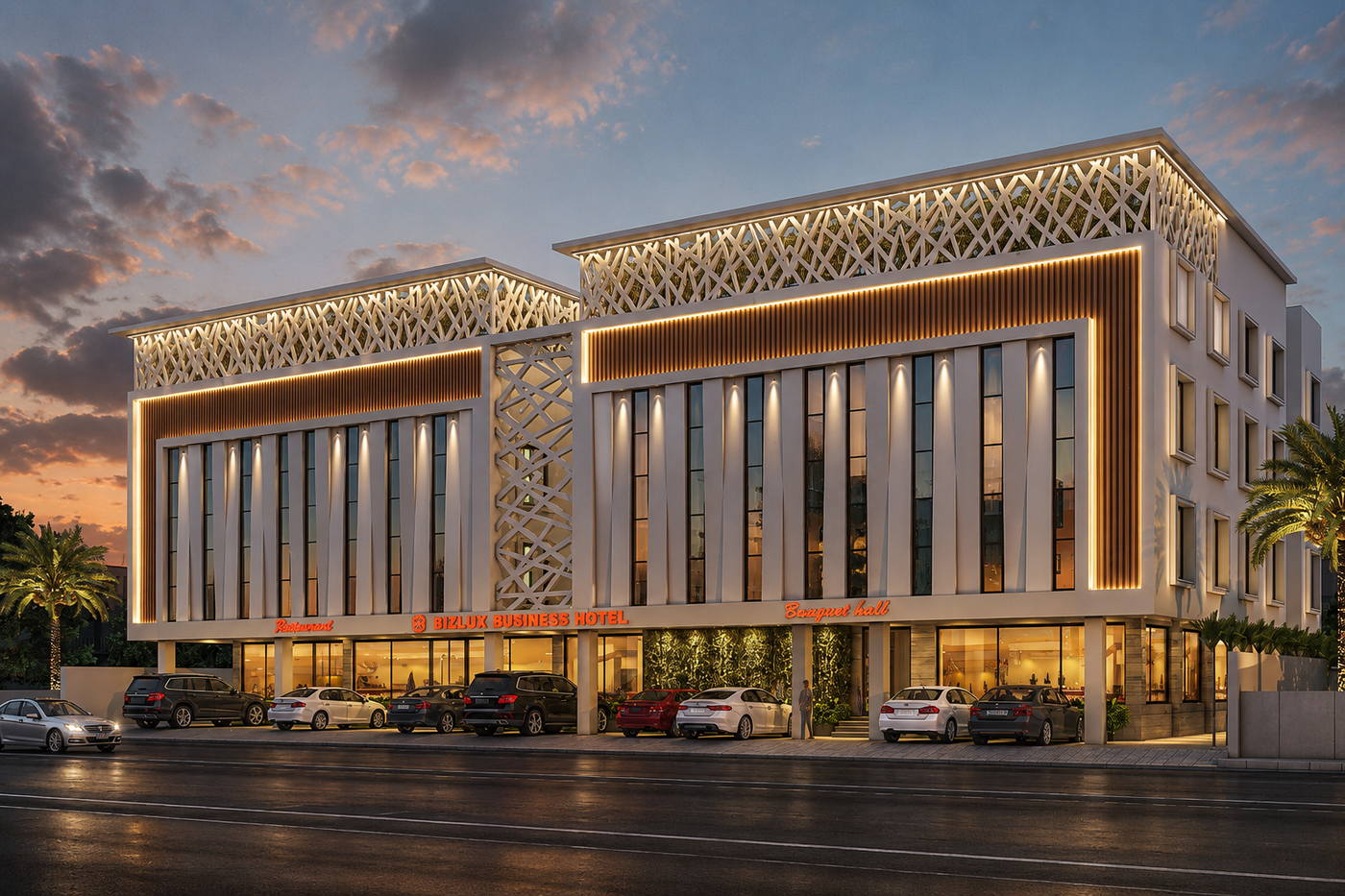 Bizlux Guindy @ Chennai, evening view
