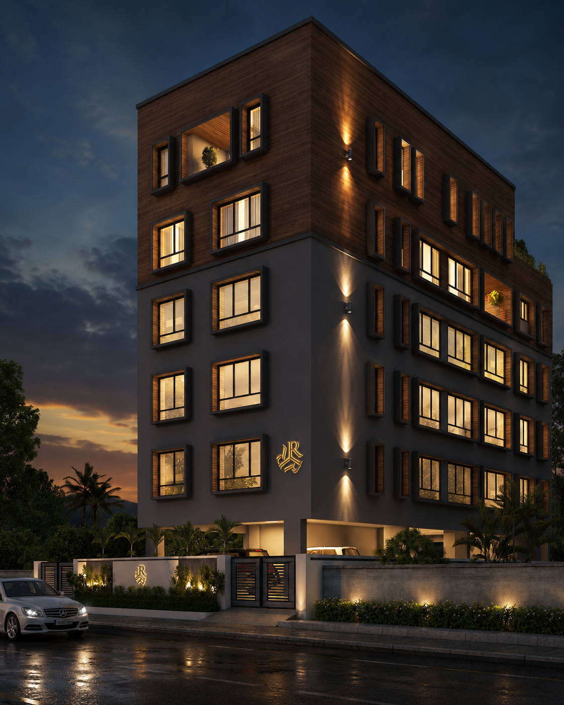 CIT Colony @ Chennai, apartment night view