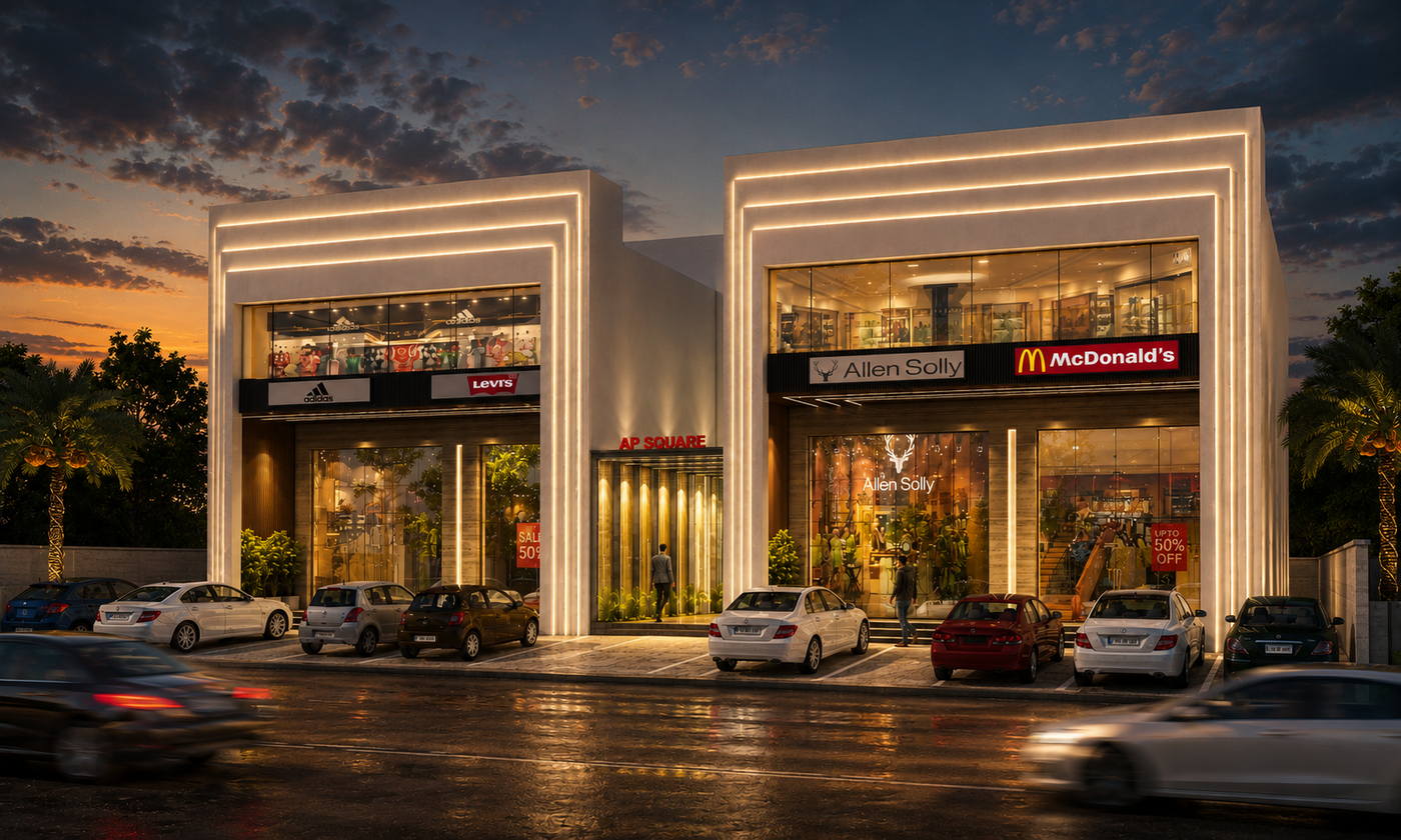Commercial @ Chennai · Injambakkam, night view