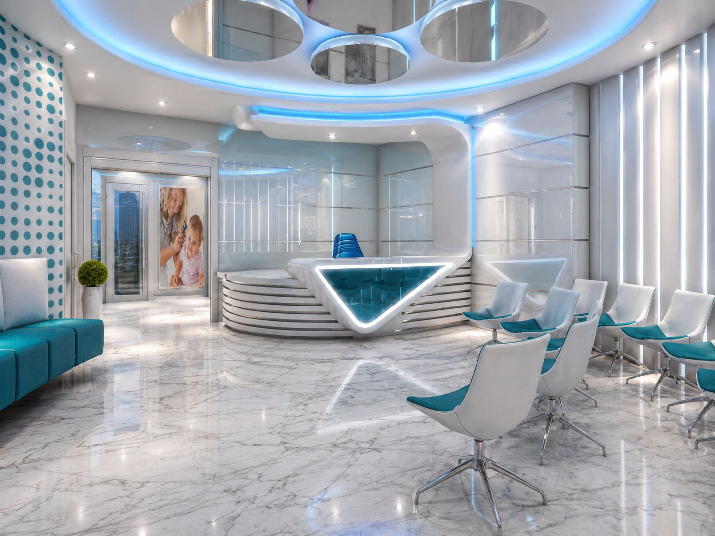 Cosmetology Centre @ Coimbatore, Interiors