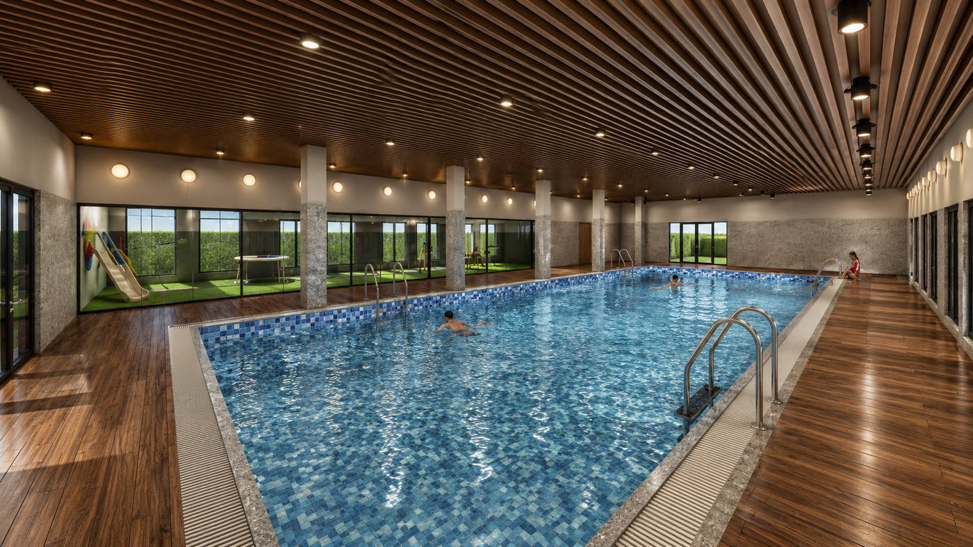Elite School @ Chennai, swimming pool