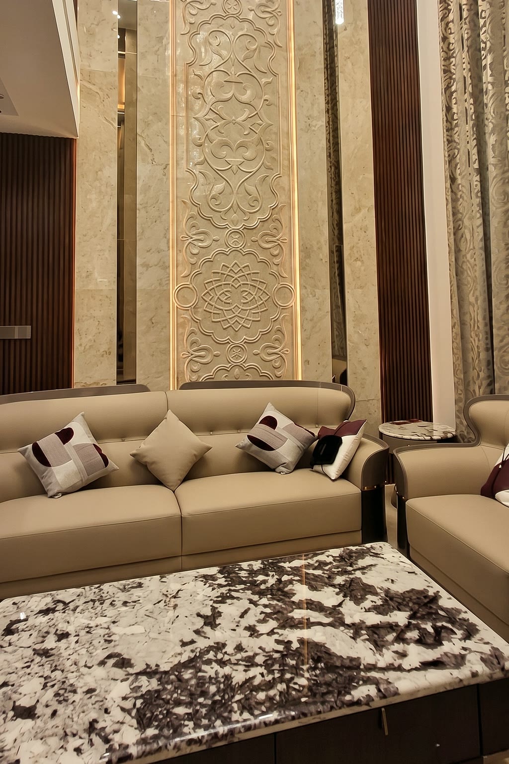 Firdouse @ Seven Wells, double-height living room