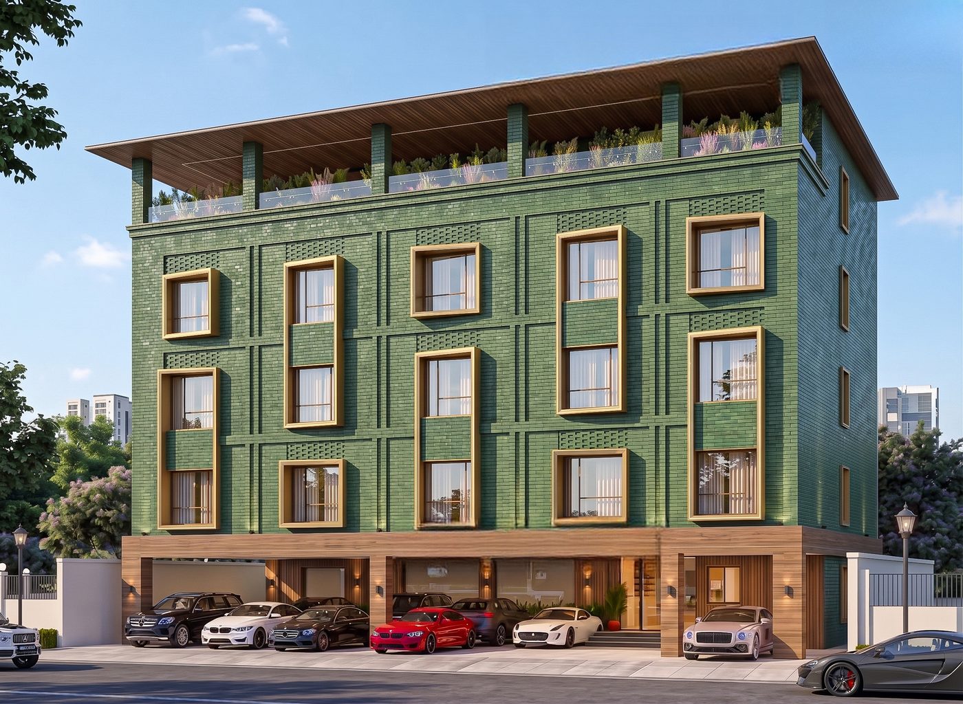 Hotel @ Chennai 02, street elevation