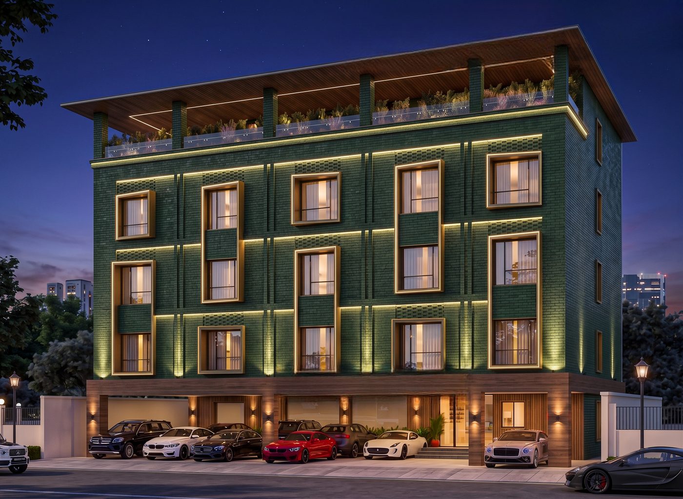Hotel @ Chennai 02, night view