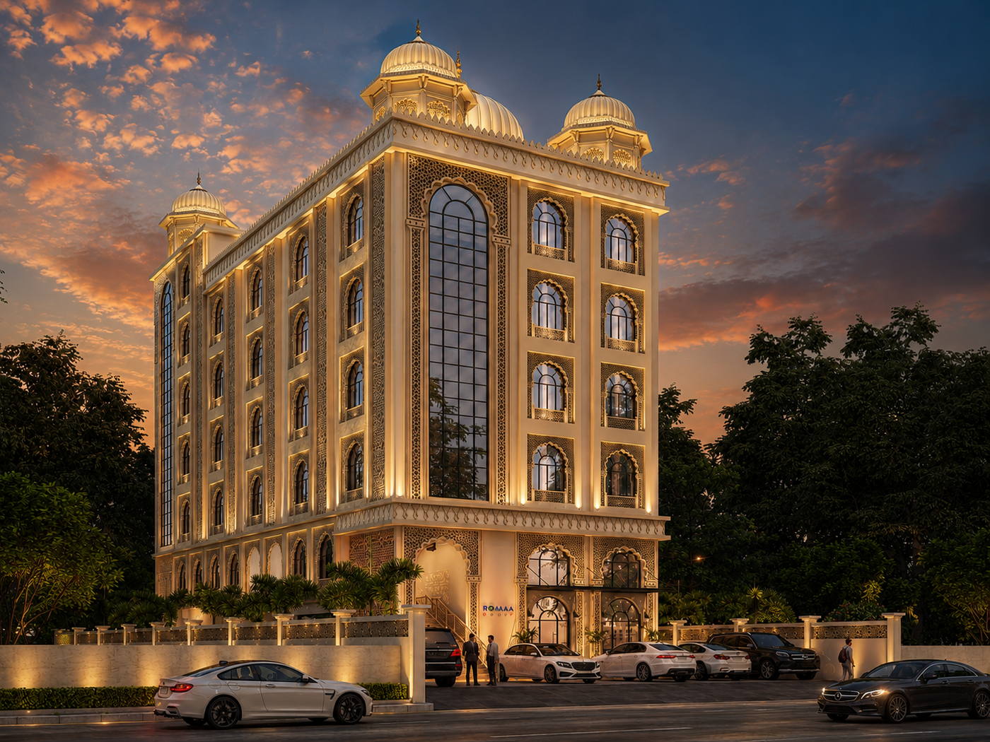 Hotel @ Chennai · Maduravoyal, night view