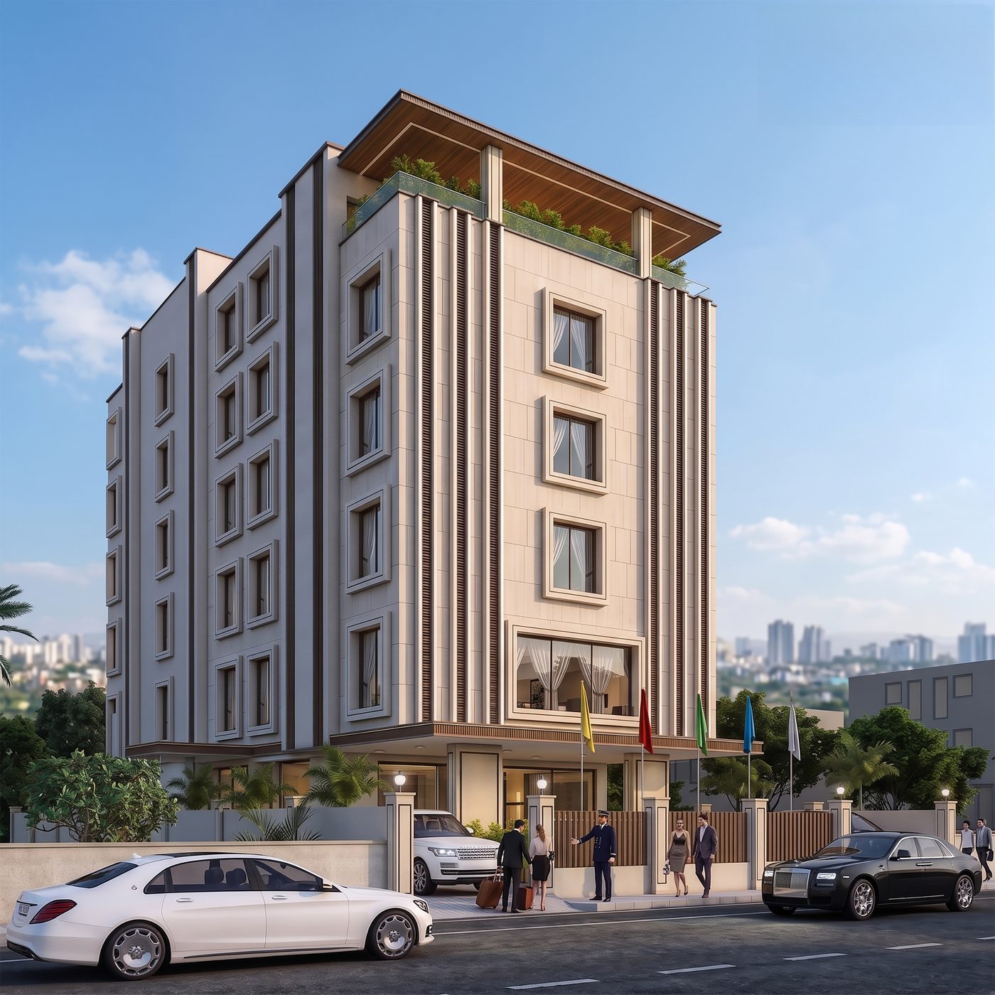 Hotel @ Chennai · Pallavaram, corner view