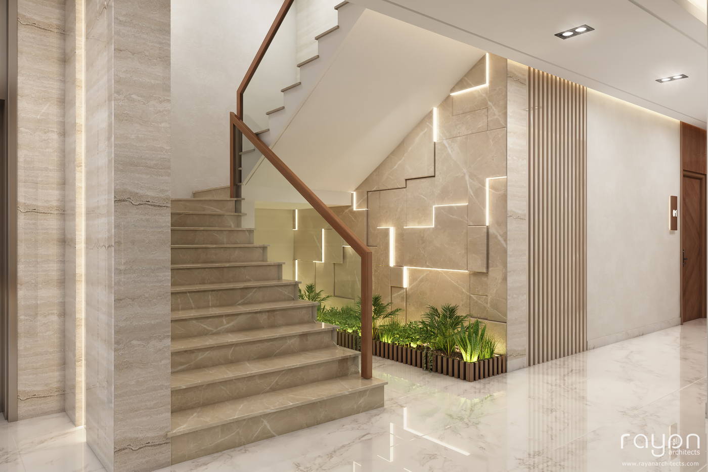 Hotel @ Chennai · Vadapalani, staircase