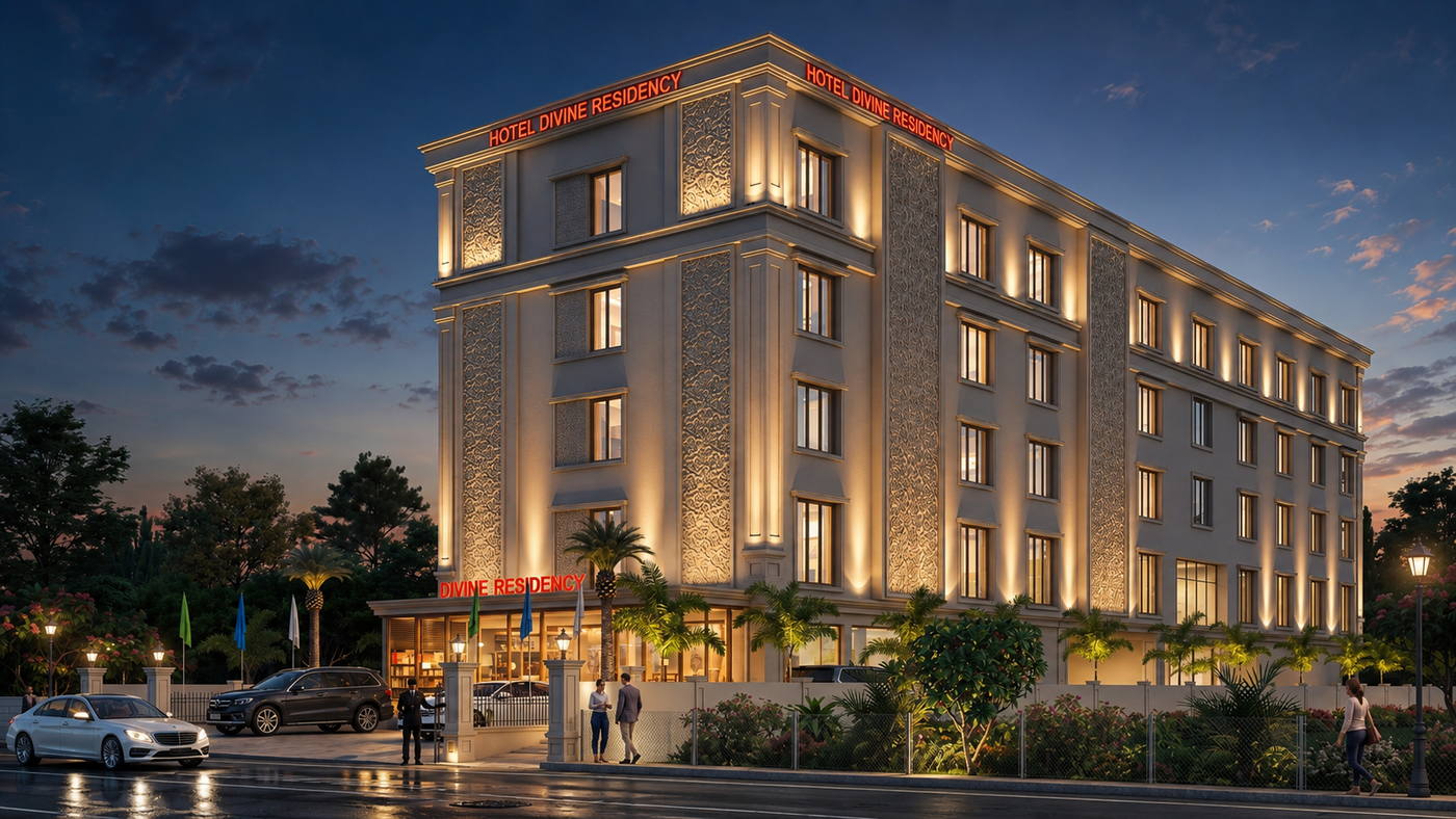 Hotel @ Tiruvannamalai, night view