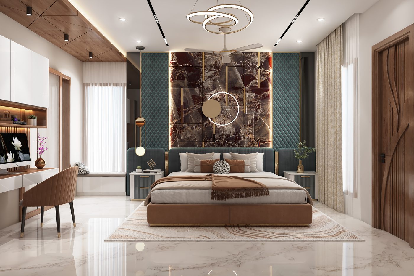 Apartment @ Chennai · Seven Wells, master bedroom