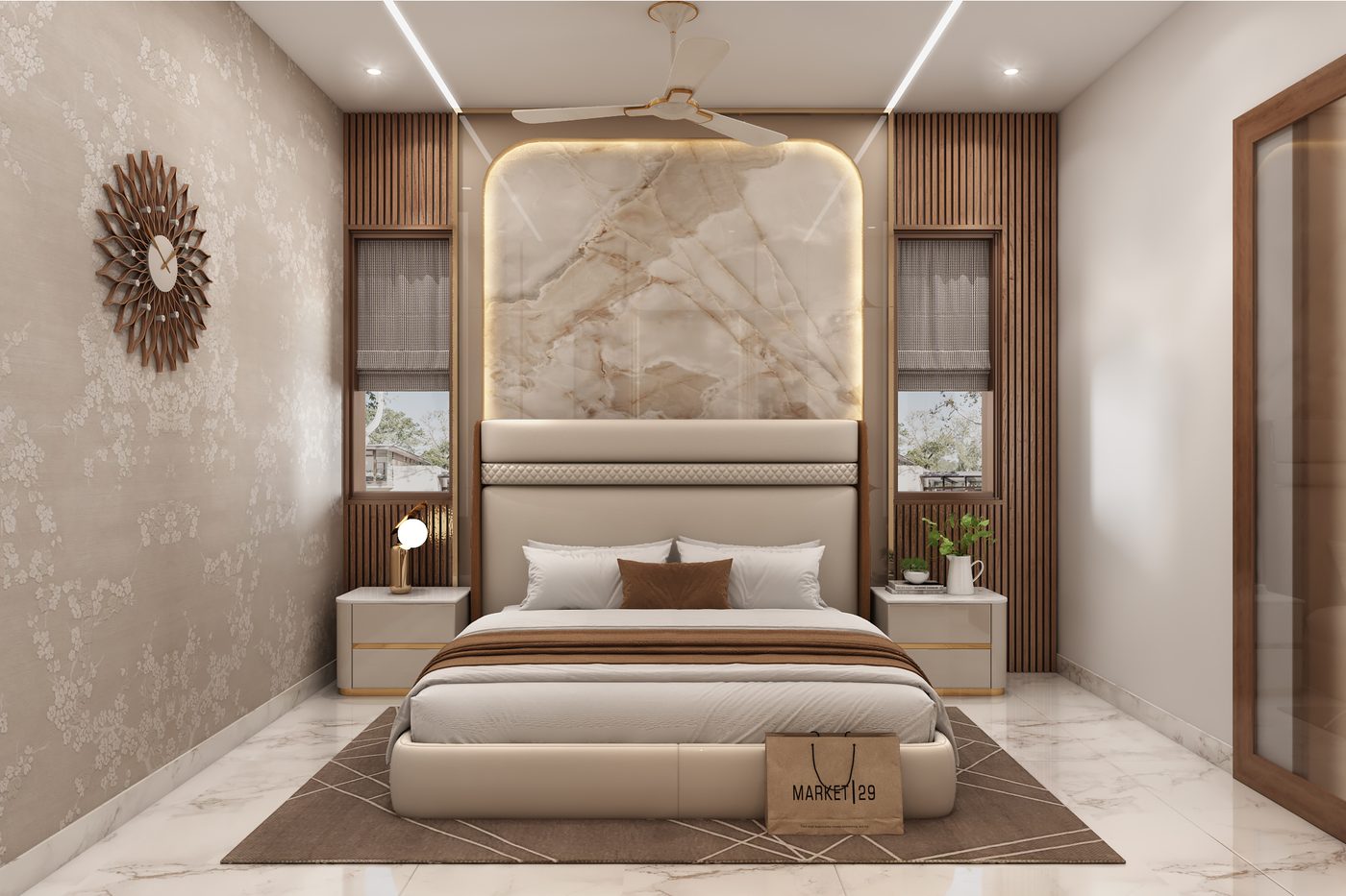 Apartment @ Chennai · Seven Wells, parents' bedroom