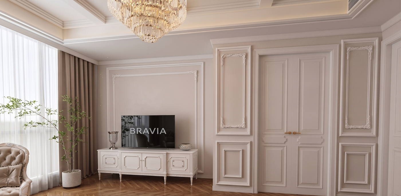 Interiors, master bedroom
