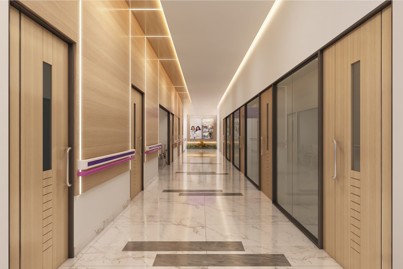 Hospital @ Chennai · Retteri, corridor