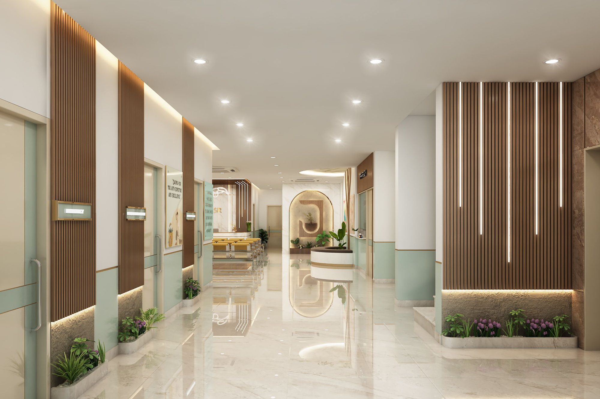 Hospital @ Nellore, Interiors