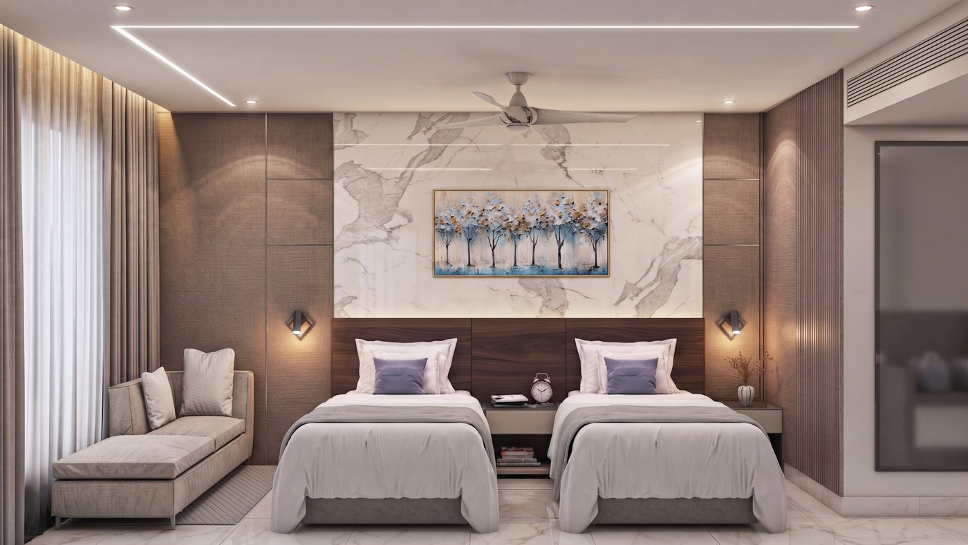 Hotel @ Chennai 01, twin room