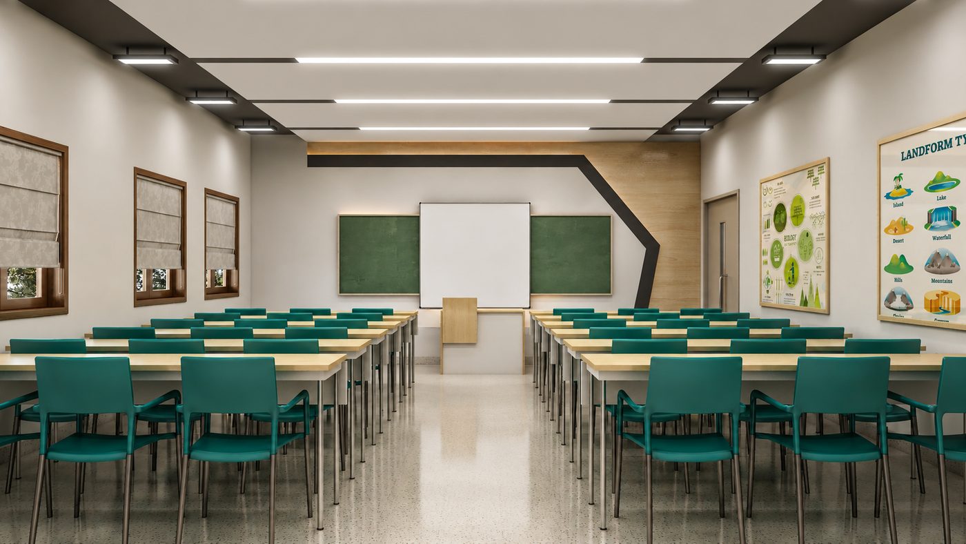 School @ Chennai · Kosapur, classroom