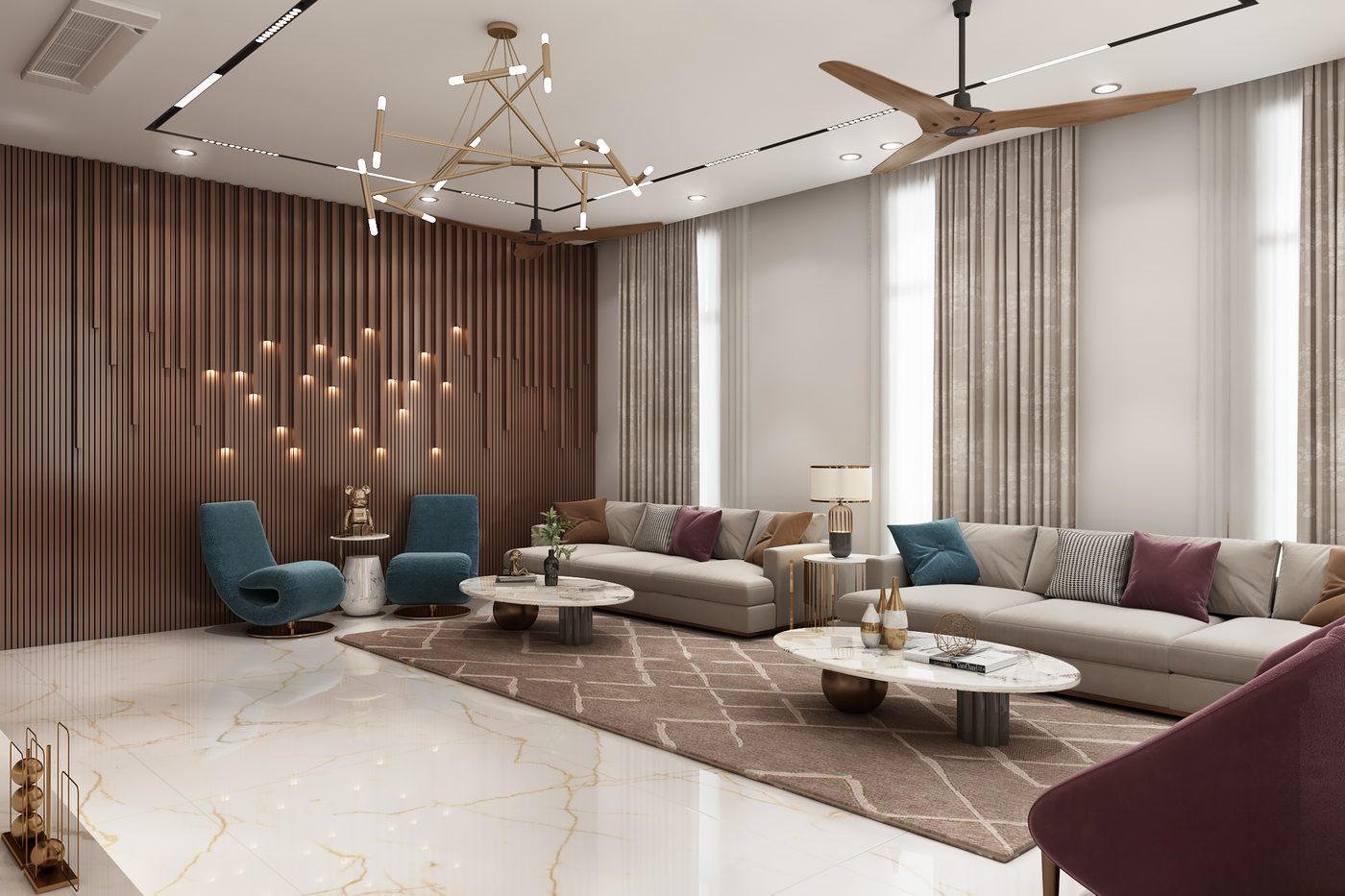 Villa @ Chennai · Injambakkam, living room