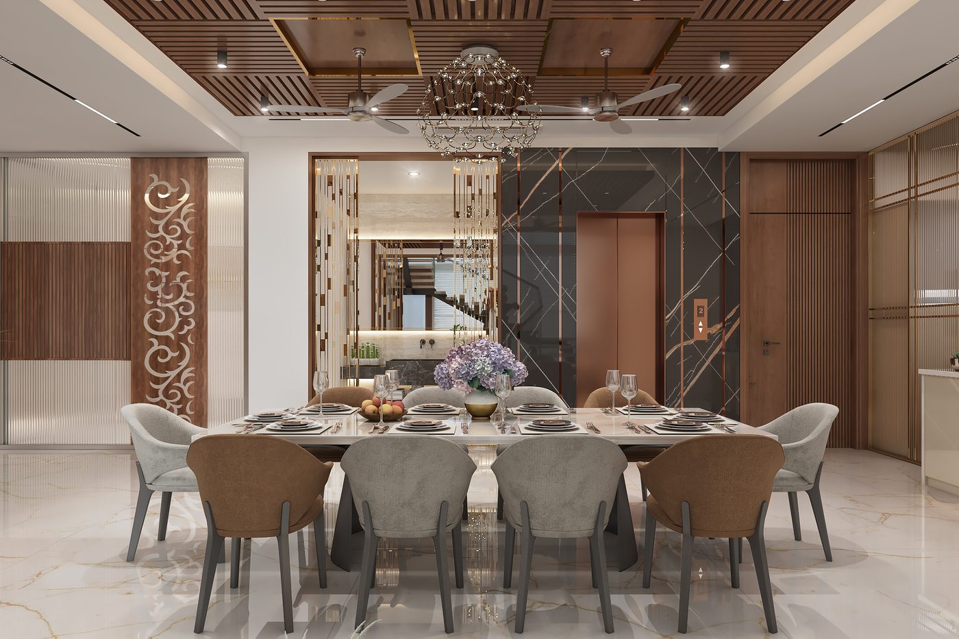 Villa @ Chennai · Injambakkam, dining room