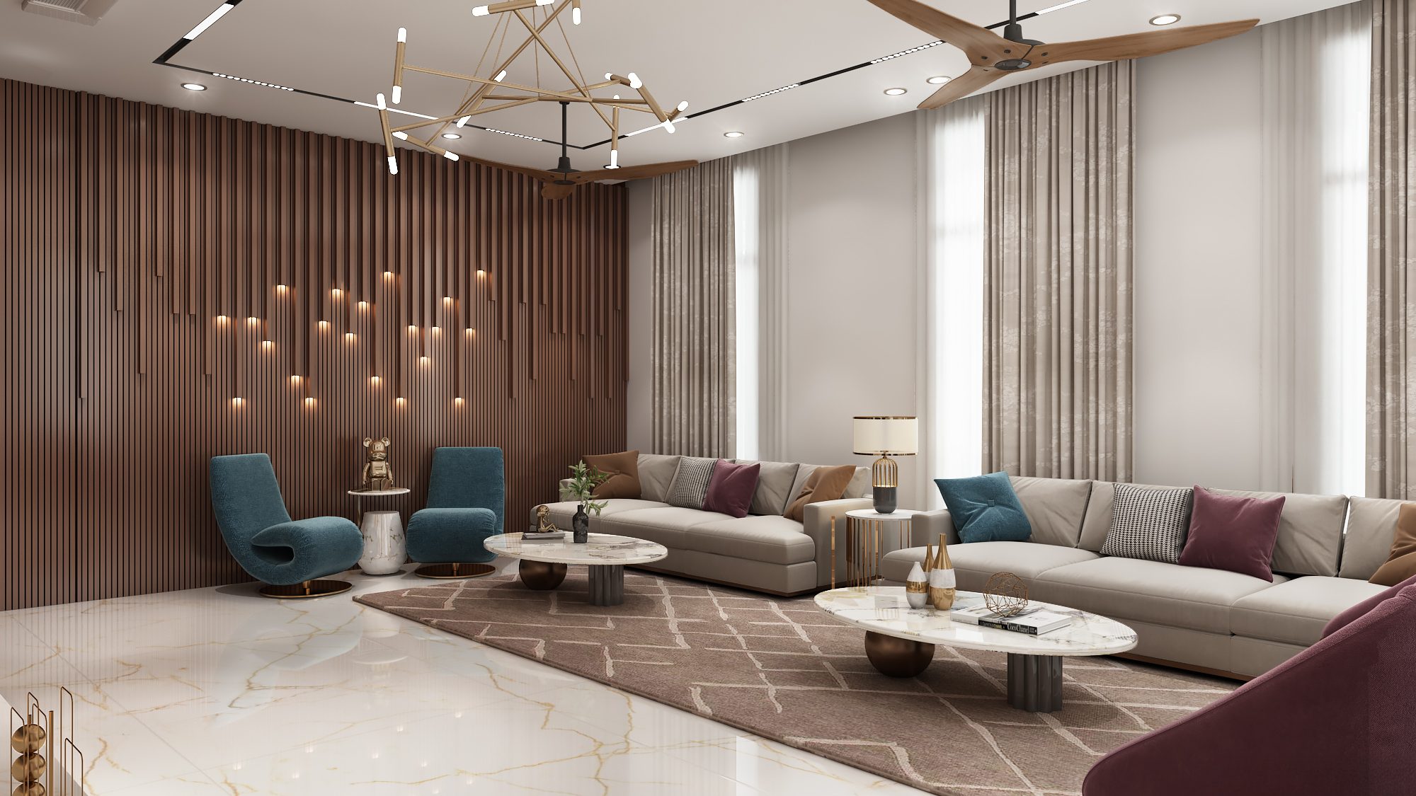 Villa @ Chennai · Injambakkam, Interiors