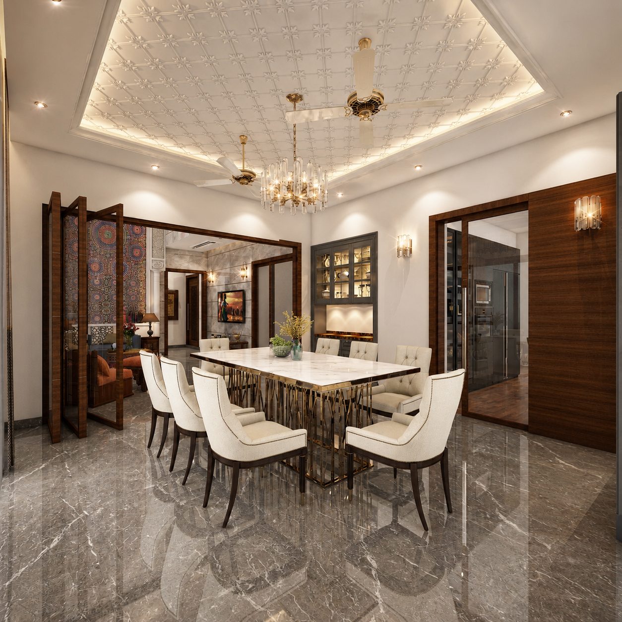 Villa @ Chennai · Kothari Road, dining room