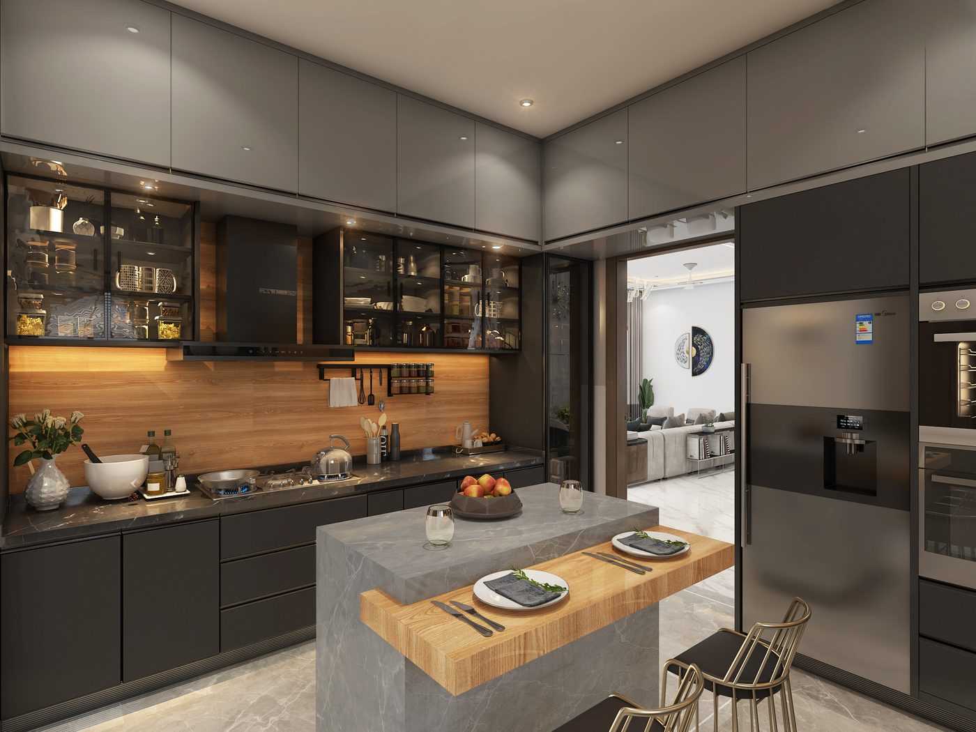 Villa @ Chennai · Palavakkam, kitchen