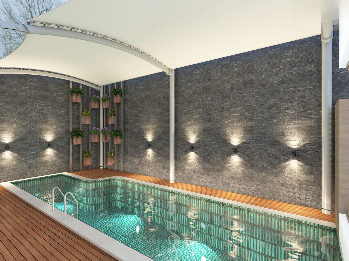Villa @ Chennai · Palavakkam, lap pool