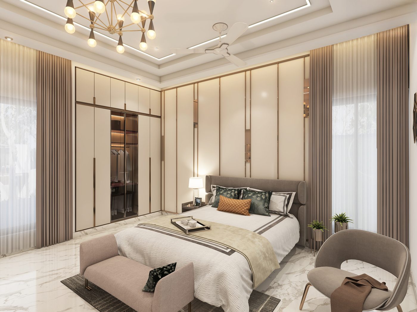 Villa @ Chennai · Palavakkam, ground-floor bedroom