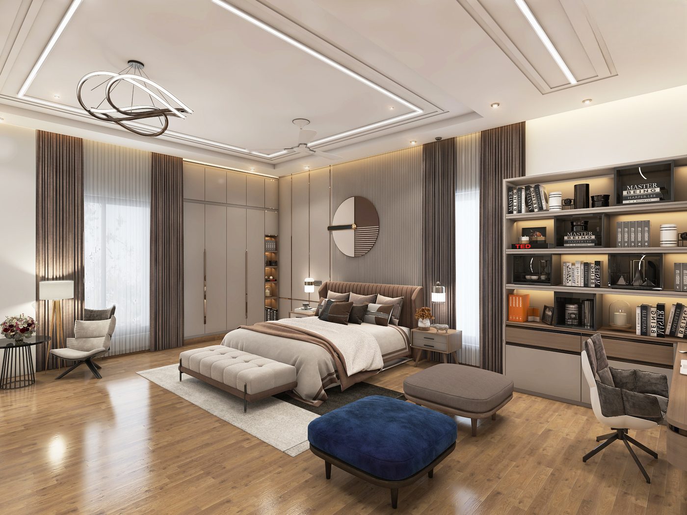 Villa @ Chennai · Palavakkam, first-floor bedroom