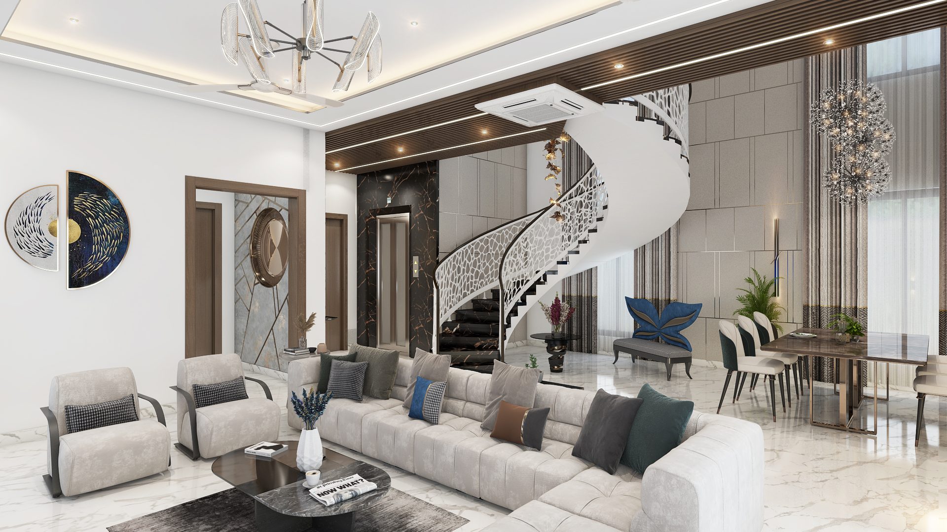 Villa @ Chennai · Palavakkam, Interiors