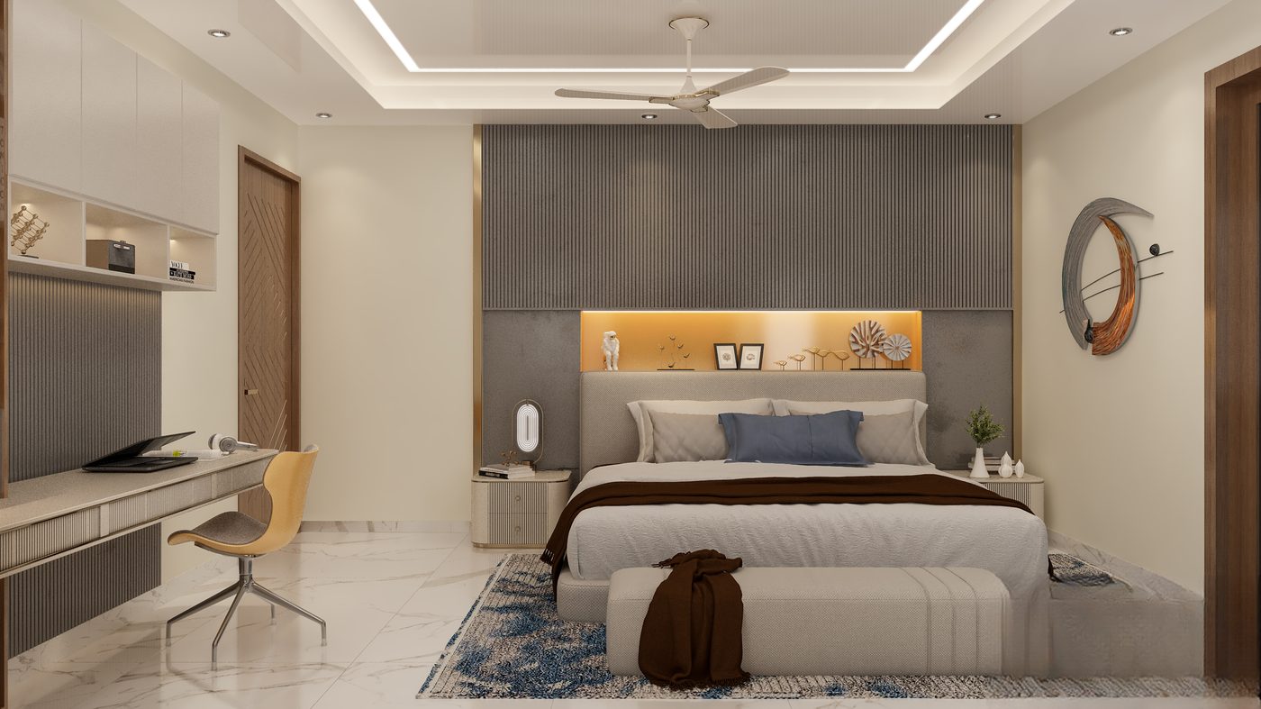 Villa @ Chennai · Selaiyur, ground-floor master bedroom