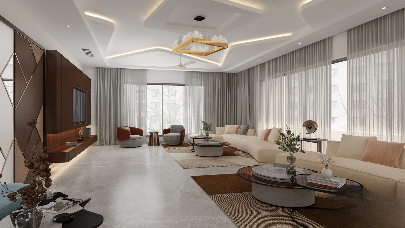Villa @ Chennai · Selaiyur, first-floor living room