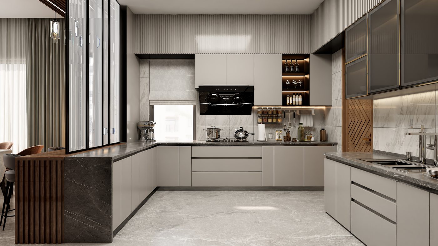 Villa @ Chennai · Selaiyur, kitchen