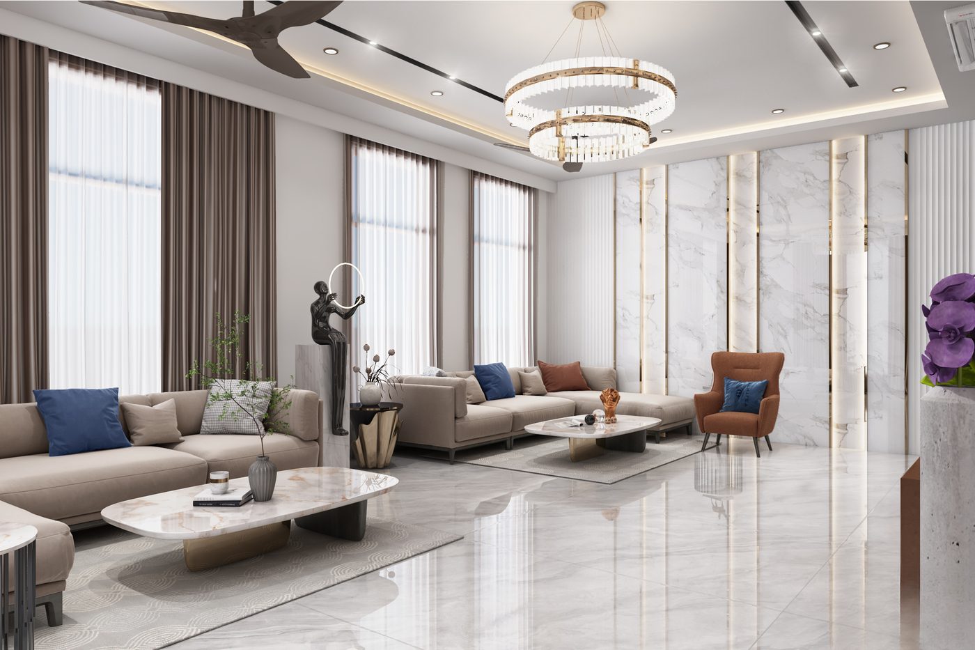 Villa @ Chennai, living room