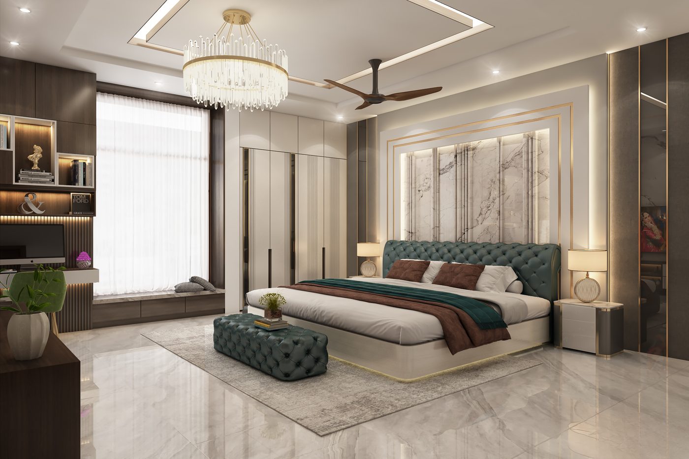 Villa @ Chennai, master bedroom
