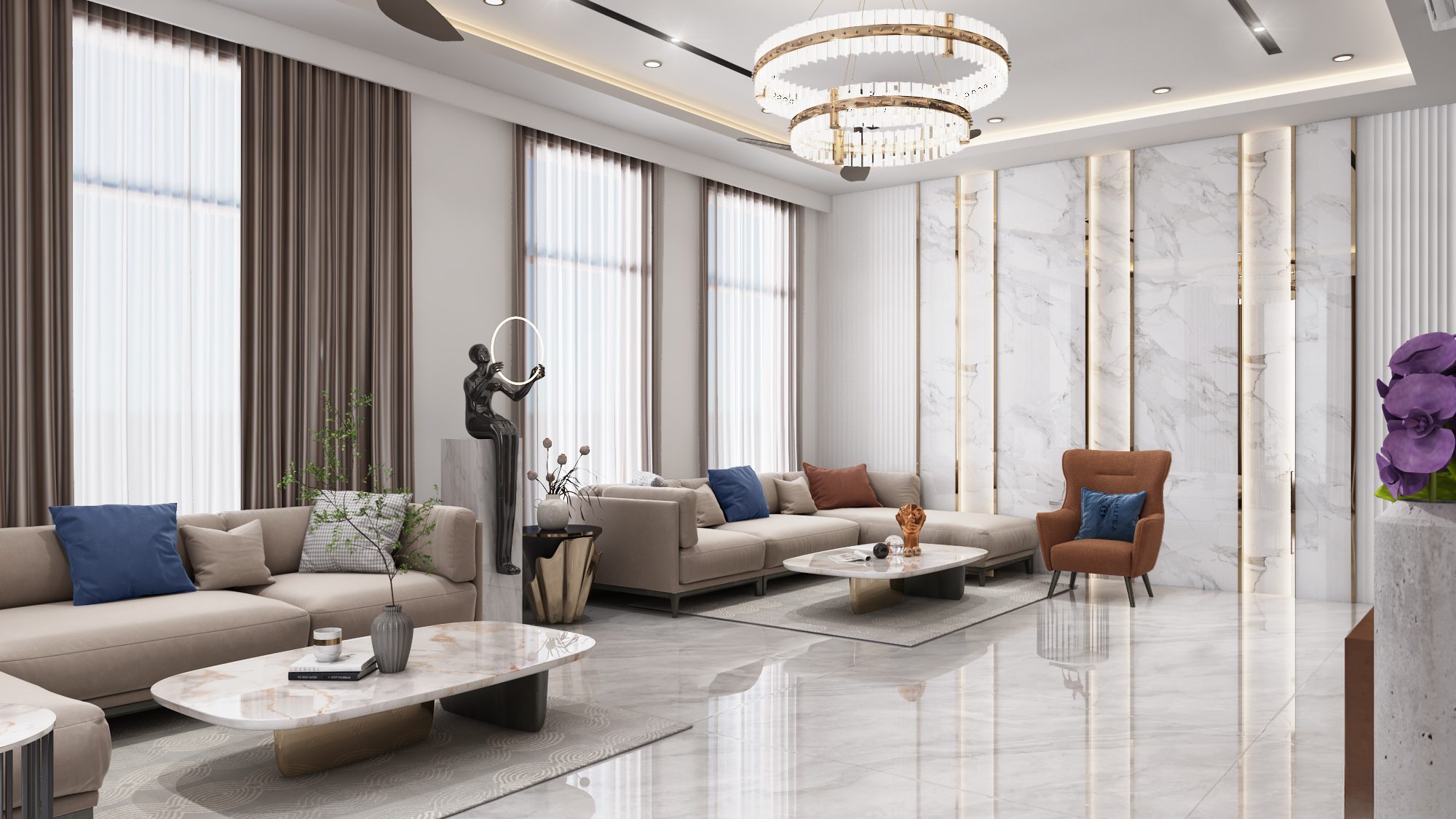 Villa @ Chennai, Interiors