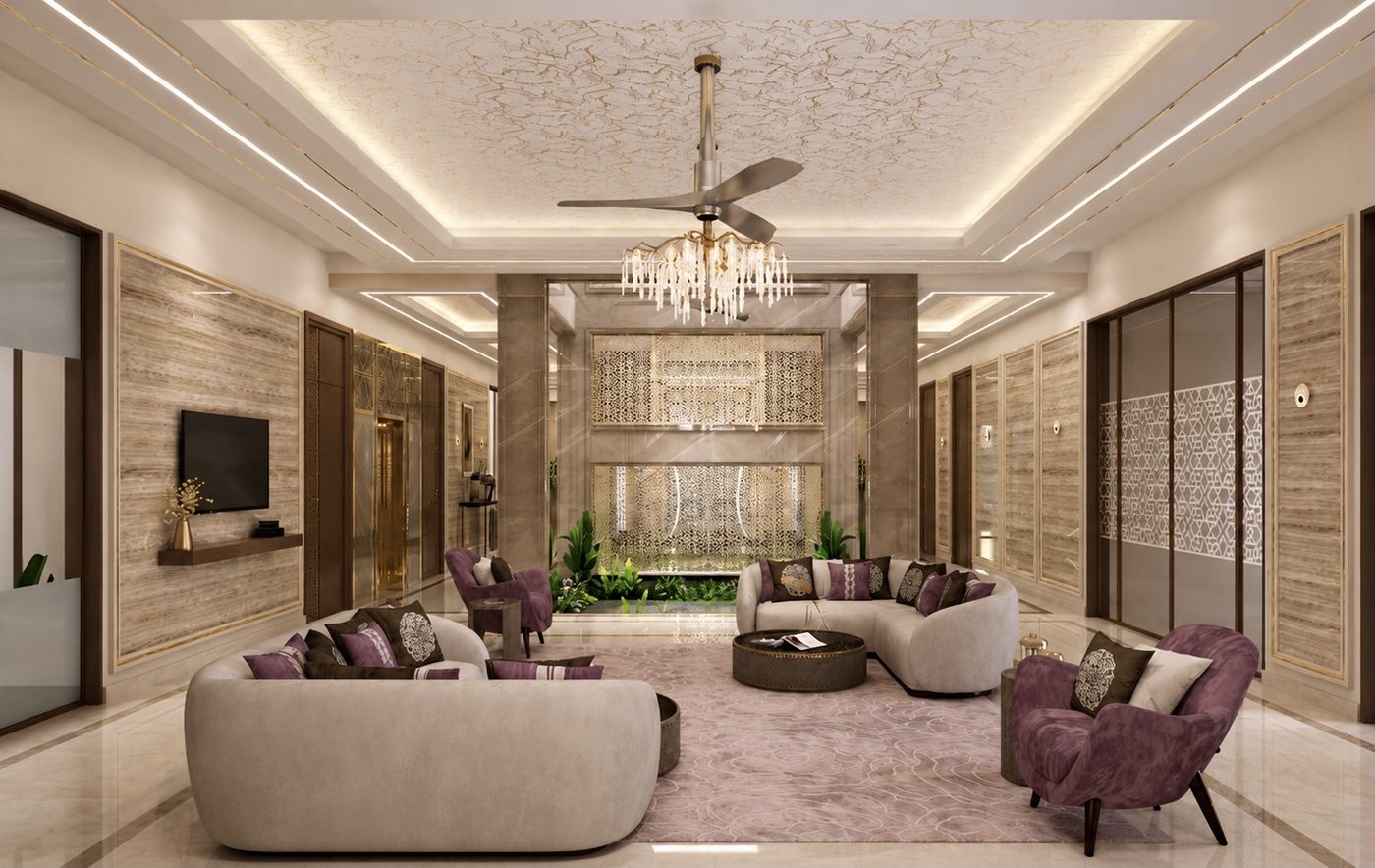 Villa @ Kumbakonam, living hall seating