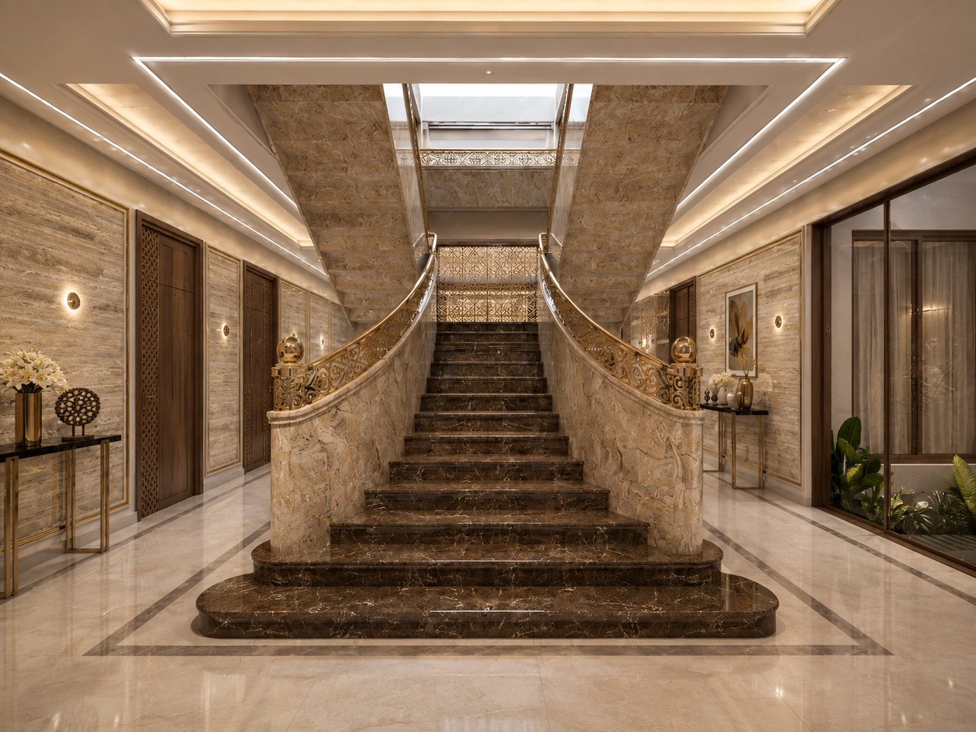 Villa @ Kumbakonam, staircase