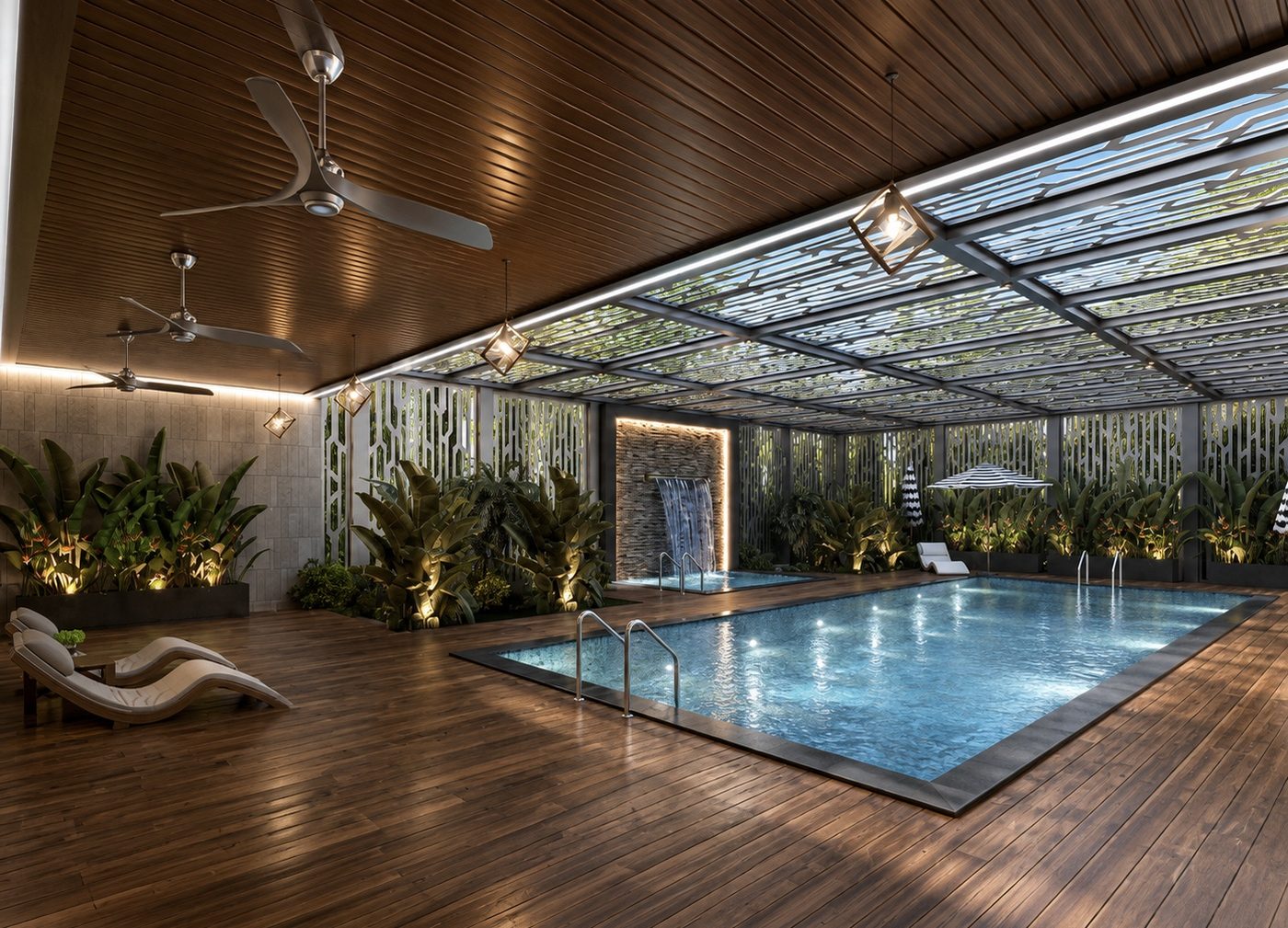 Villa @ Kumbakonam, pool deck