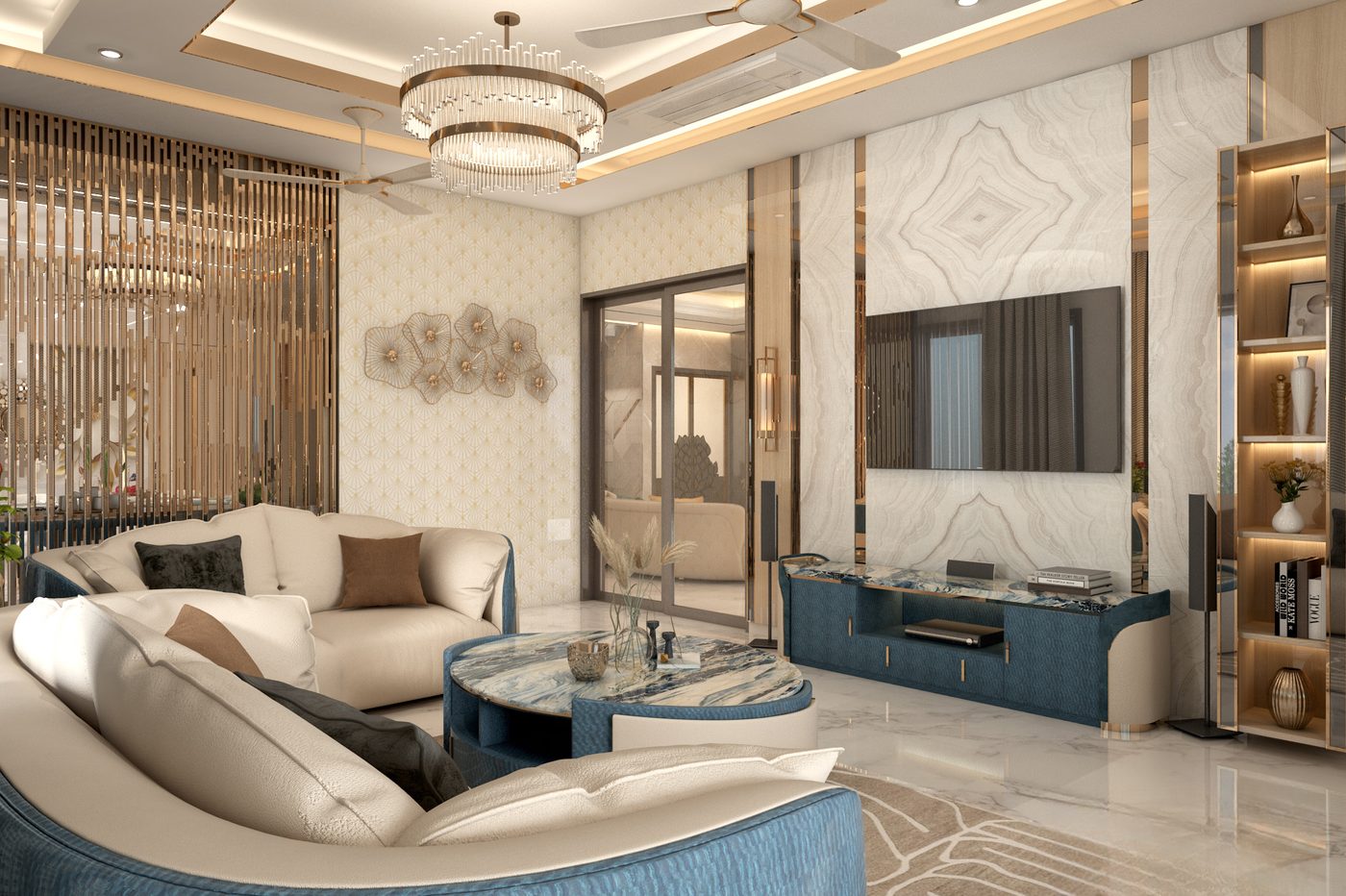 Villa @ Madurai, living room