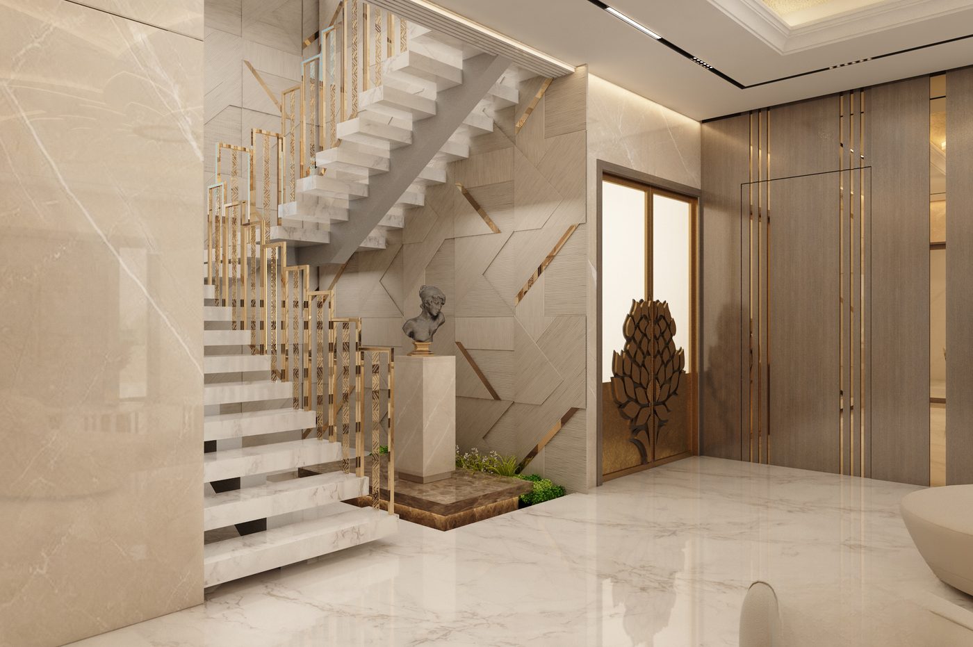 Villa @ Madurai, staircase