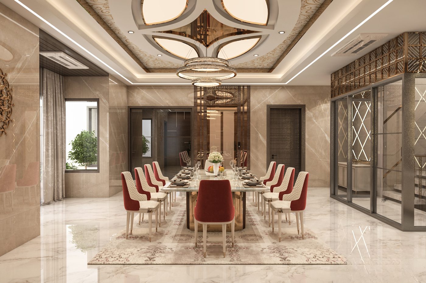 Villa @ Madurai, formal dining hall