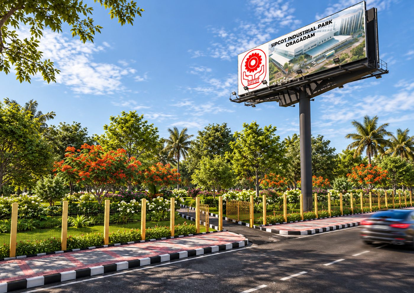 Industrial Park @ Oragadam, landscape view 2