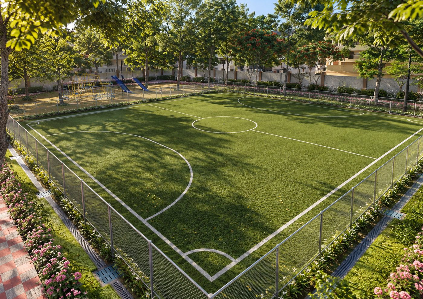 Children's Park @ Ashok Nagar, landscape view 1