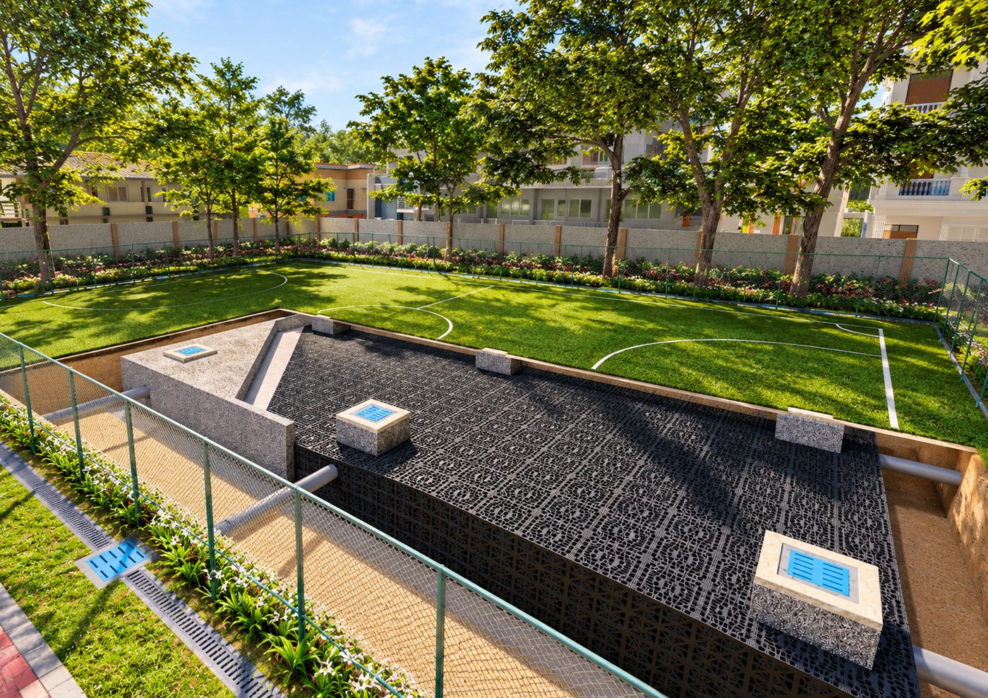 Children's Park @ Ashok Nagar, landscape view 2