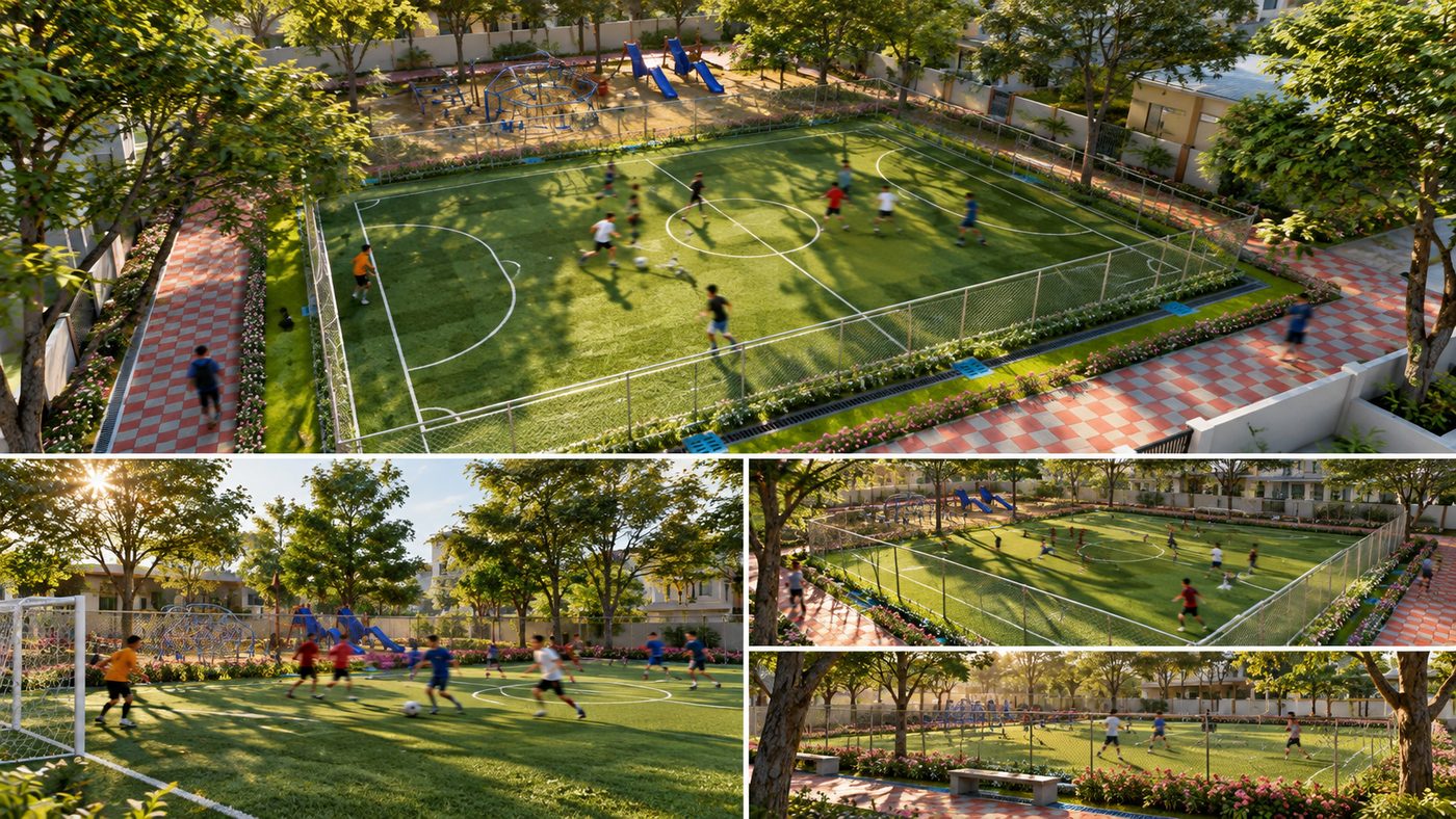 Children's Park @ Ashok Nagar, landscape view 3